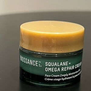 Biossance Squalane + Omega Repair Cream - Elegant Green and Gold